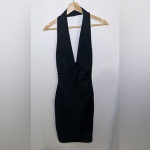 AKIRA Black Backless Dress